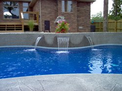 Waterfall #004 by Indian Summer Pool and Spa